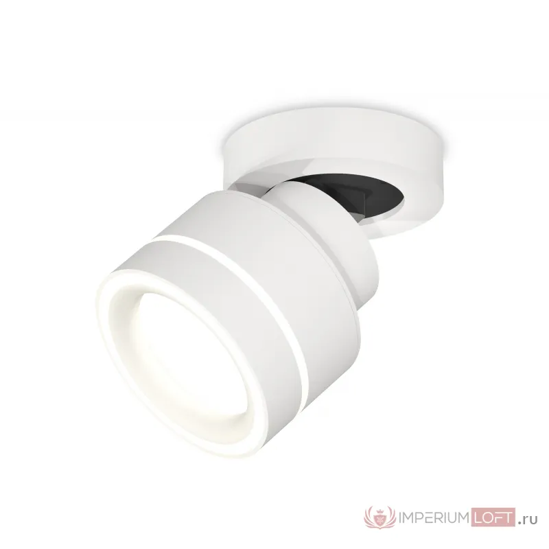 Комплект накладного поворотного светильника с акрилом XM8101023 SWH/FR белый песок/белый матовый GX53 (A2228, A2105, C8101, N8433) от NovaLamp