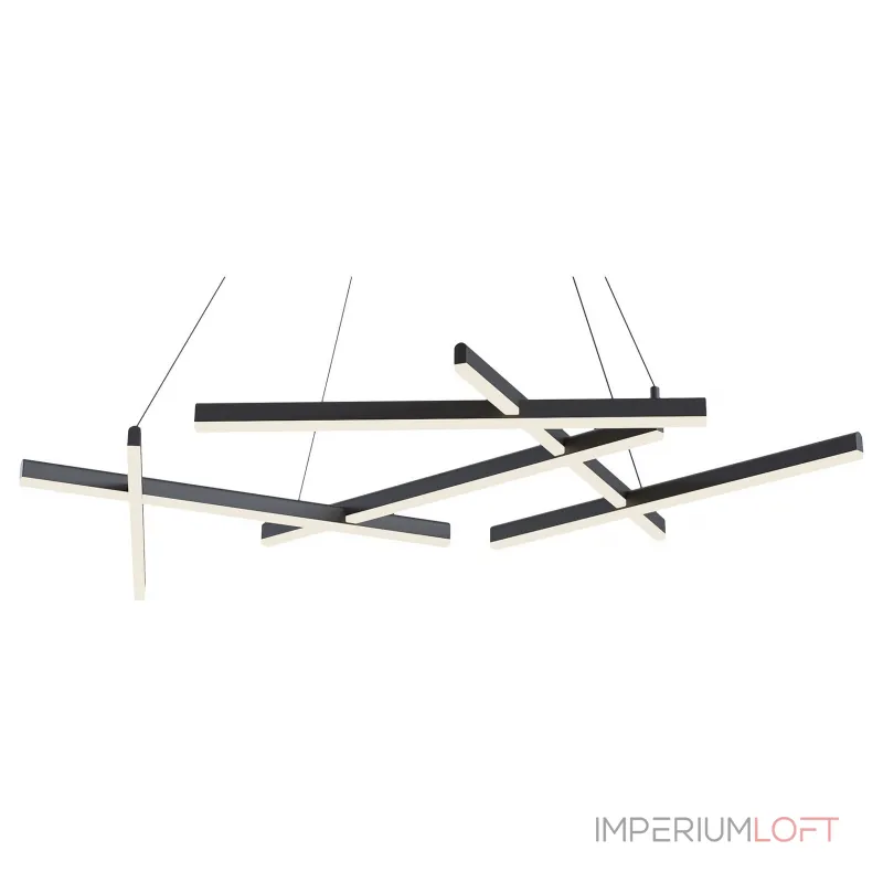 Подвесная люстра Maytoni Line MOD016PL-L80BK