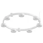 Корпус светильника Techno Ring подвесной для насадок Ø85мм C9236/7 SWH белый песок D635*70.5mm GX53/7 от NovaLamp