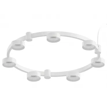Корпус светильника Techno Ring подвесной для насадок Ø85мм C9236/7 SWH белый песок D635*70.5mm GX53/7