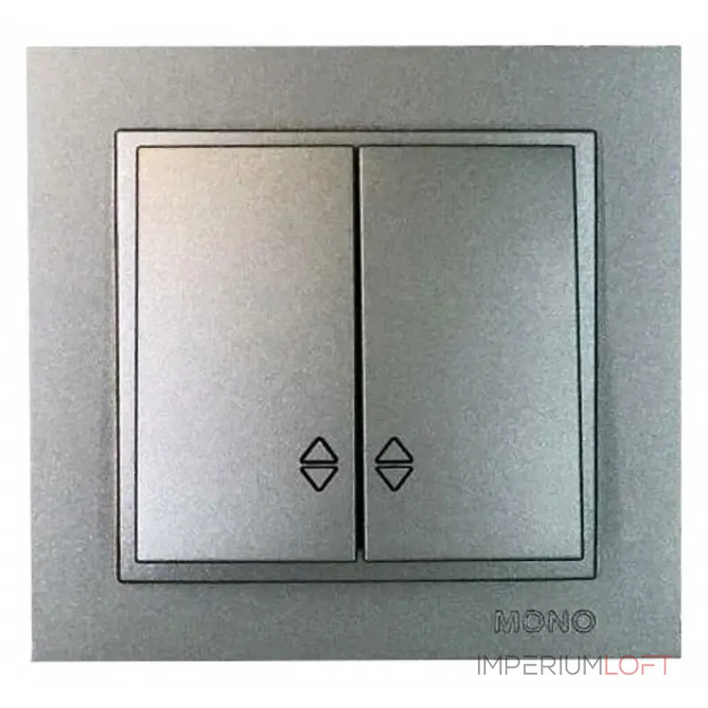 Выключатель проходной двухклавишный Mono Electric Despina 102-242423-111 от ImperiumLoft Выключатель проходной двухклавишный Mono Electric Despina 102-242423-111 от ImperiumLoft