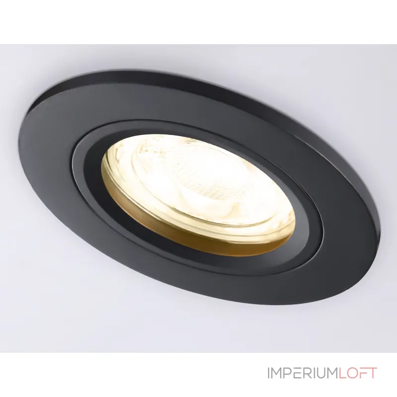 Светильник встраиваемый TN102451 BK черный GU5.3 D85*28 от NovaLamp