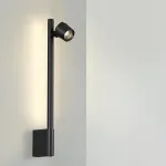Светильник настенный диммируемый (выключатель) IP20 LED 7W+7W 4000K 220-240V FERMO 359313 OVER NT24 000 Черный