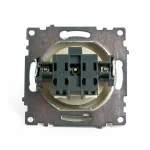 Розетка без заземления и со шторками без рамки Stekker Катрин 49223 от ImperiumLoft