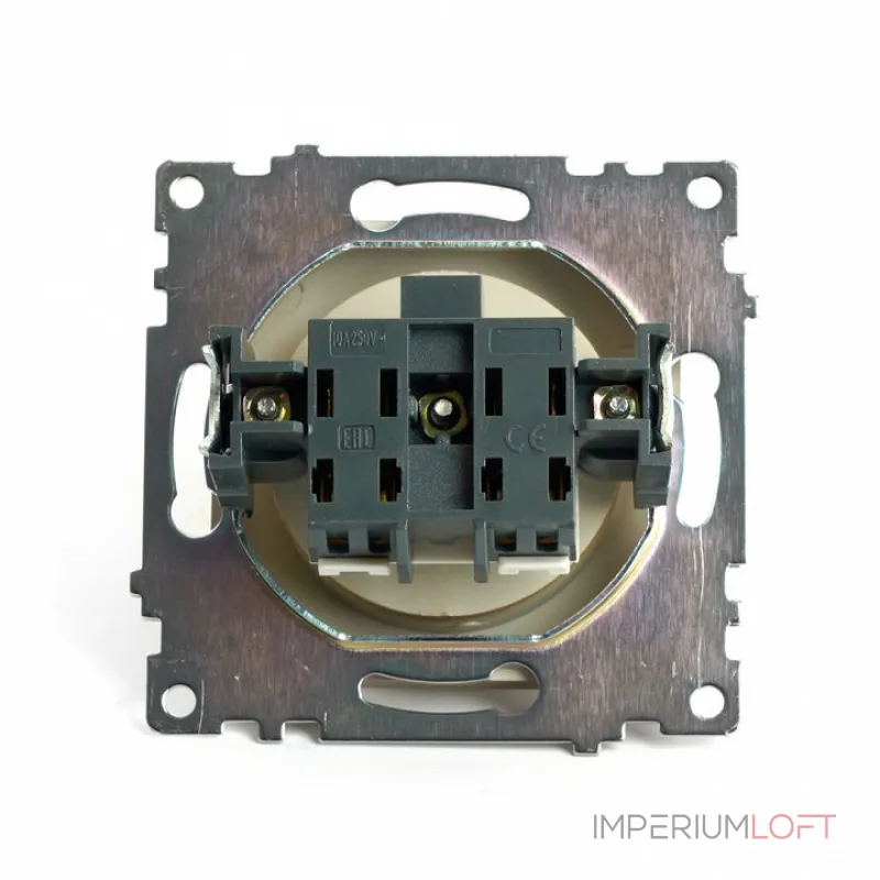 Розетка без заземления и со шторками без рамки Stekker Катрин 49223 от ImperiumLoft Розетка без заземления и со шторками без рамки Stekker Катрин 49223 от ImperiumLoft