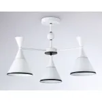 Подвесной светильник TR3164/3 WH/BK белый/черный E27/3 max 60W D580*380 от NovaLamp