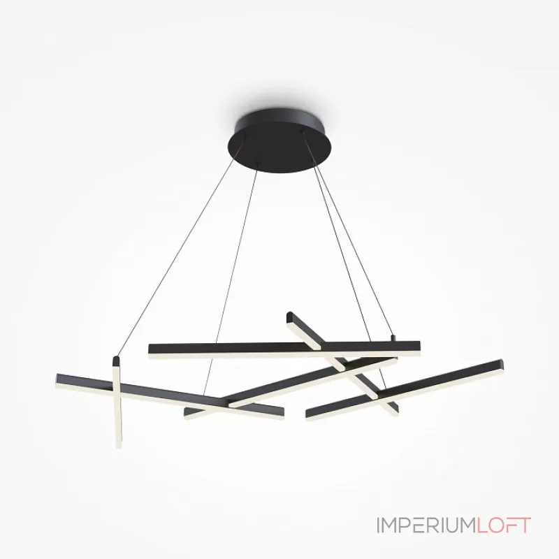 Подвесная люстра Maytoni Line MOD016PL-L80BK