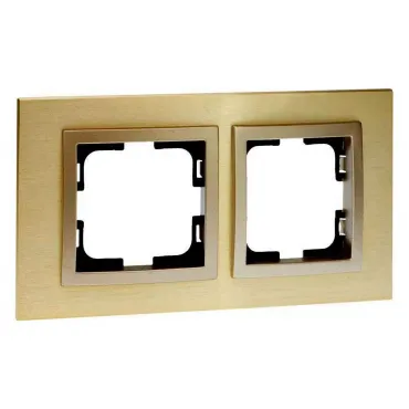 Рамка на 2 поста Mono Electric Style Aluminium 107-830000-161 Рамка на 2 поста Mono Electric Style Aluminium 107-830000-161