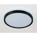 Потолочный светодиодный светильник FZ3050 BK черный IP44 24W+10W 6400+6400К D290*40 (Без ПДУ) от NovaLamp Потолочный светодиодный светильник FZ3050 BK черный IP44 24W+10W 6400+6400К D290*40 (Без ПДУ) от NovaLamp