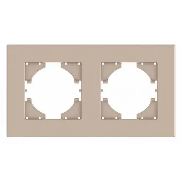 Рамка на 2 поста Gusi Electric CITY С1112-027