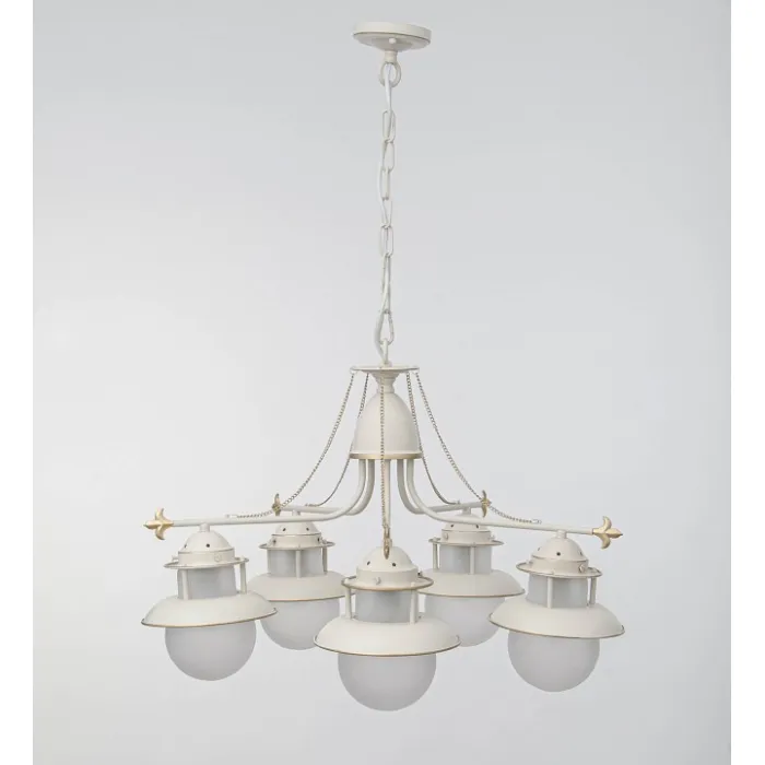 Подвесная люстра Abrasax Ursula L.9201-5CREAM/G от ImperiumLoft