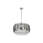 Подвесная люстра TR5069/6 CH/SM/CL хром/дымчатый/прозрачный E14/6 max 40W D500*950 от NovaLamp