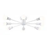 Потолочный светильник в стиле лофт TR80408/8 WH белый E27/8 max 60W D950*150 от NovaLamp