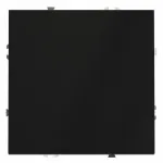 Выключатель встраиваемый S70 одноклавишный 10А (черный матовый) Voltum VLS010108