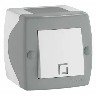 Выключатель одноклавишный Mono Electric Octans IP20 104-020001-100 Выключатель одноклавишный Mono Electric Octans IP20 104-020001-100