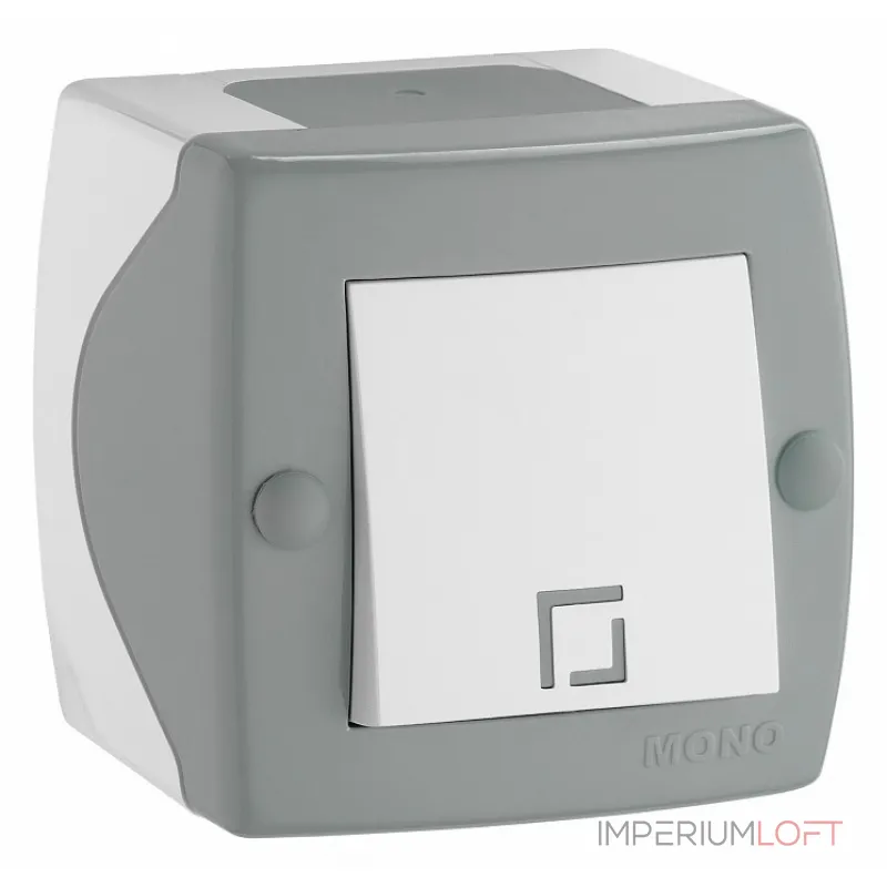 Выключатель одноклавишный Mono Electric Octans IP20 104-020001-100 Выключатель одноклавишный Mono Electric Octans IP20 104-020001-100
