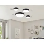 Светильник светодиодный потолочный FV5514 BK черный LED 15W 4200K D120*58 (Без ПДУ) от NovaLamp