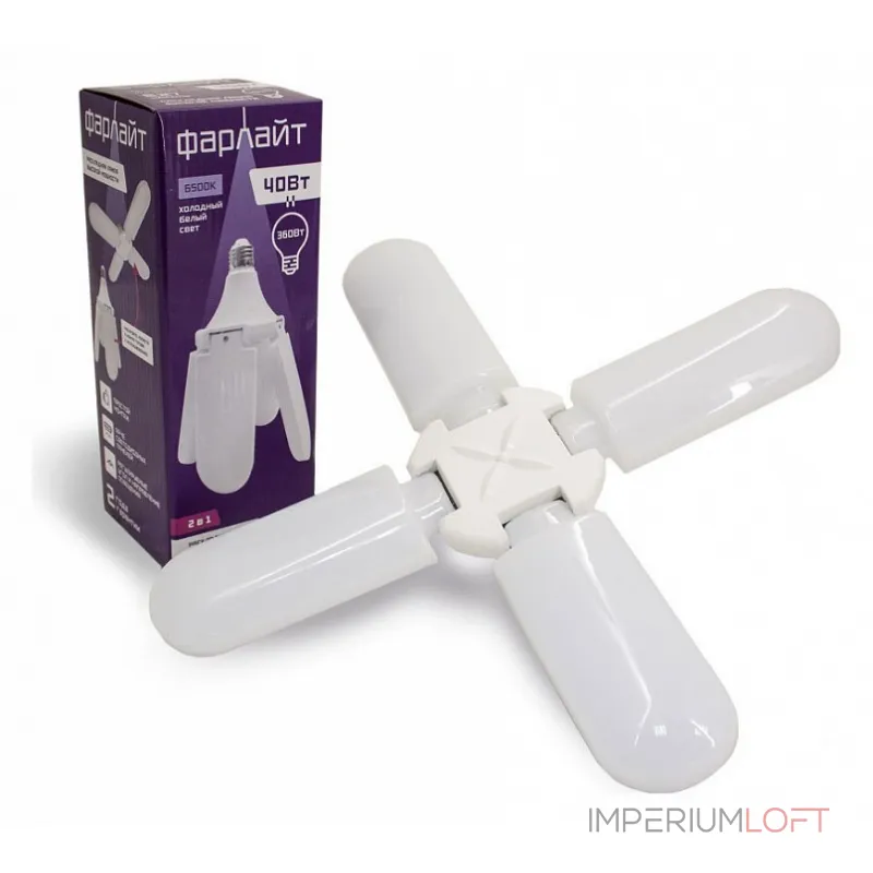 Лампа светодиодная Farlight Т80-4 E27 40Вт 6500K FAR000160 от ImperiumLoft Лампа светодиодная Farlight Т80-4 E27 40Вт 6500K FAR000160 от ImperiumLoft