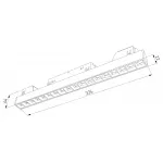 Встраиваемый светильник Elektrostandard Slim Magnetic a067377