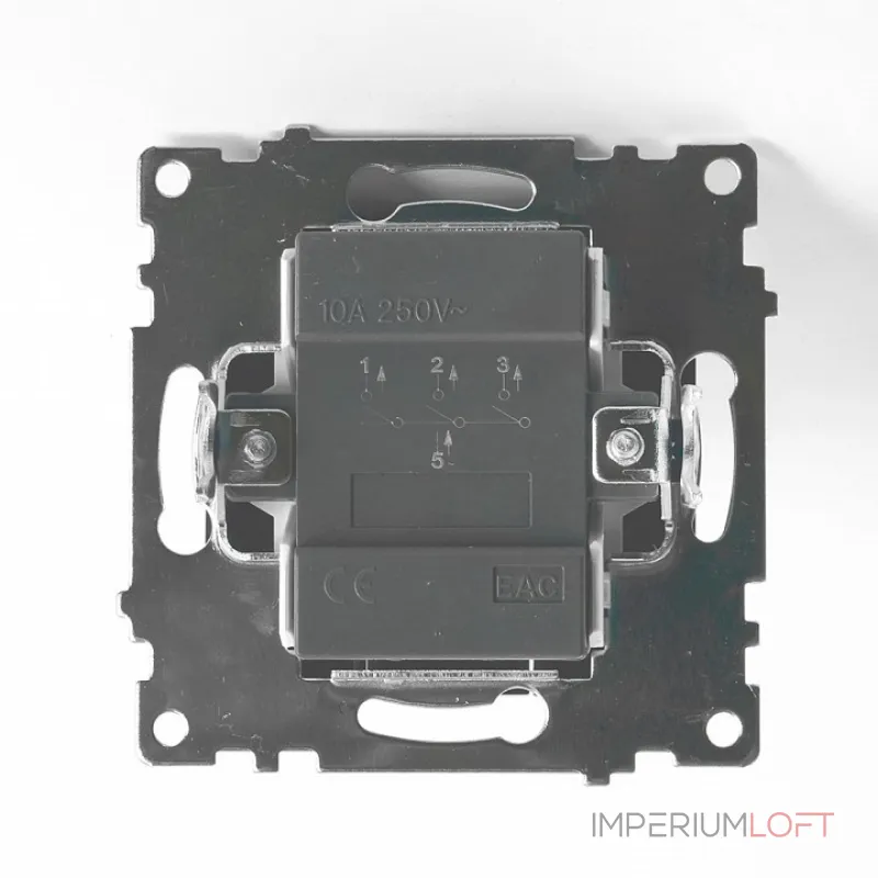 Выключатель трехклавишный без рамки Stekker Катрин 49172 от ImperiumLoft Выключатель трехклавишный без рамки Stekker Катрин 49172 от ImperiumLoft