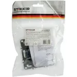 Розетка без заземления и со шторками без рамки Stekker Эрна 49153