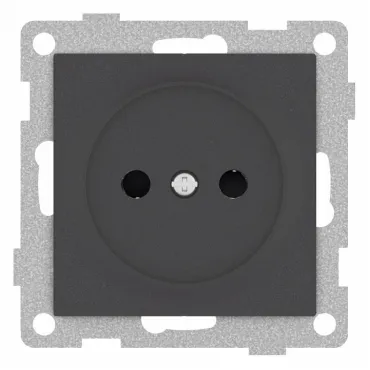 Розетка без заземления и со шторкой без рамки Gusi Electric UGRA С11Р2-010