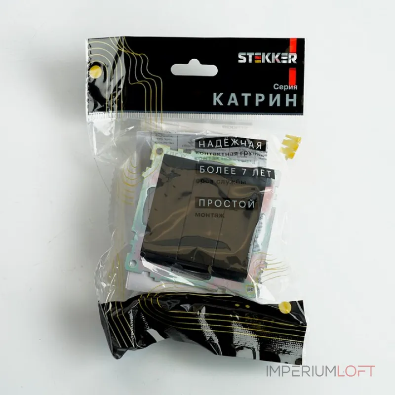 Выключатель трехклавишный без рамки Stekker Катрин 49172 от ImperiumLoft Выключатель трехклавишный без рамки Stekker Катрин 49172 от ImperiumLoft