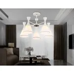 Подвесной светильник TR3165/5 WH/BK белый/черный E27/5 max 60W D580*380 от NovaLamp