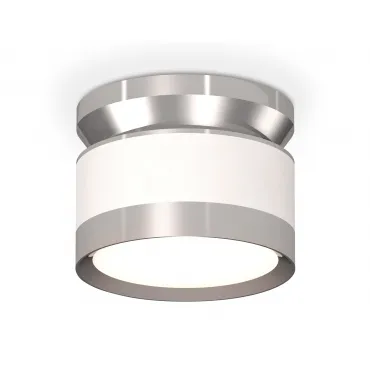 Комплект накладного светильника XS8101055 SWH/PSL белый песок/серебро полированное GX53 (N8904, C8101, N8118) от NovaLamp