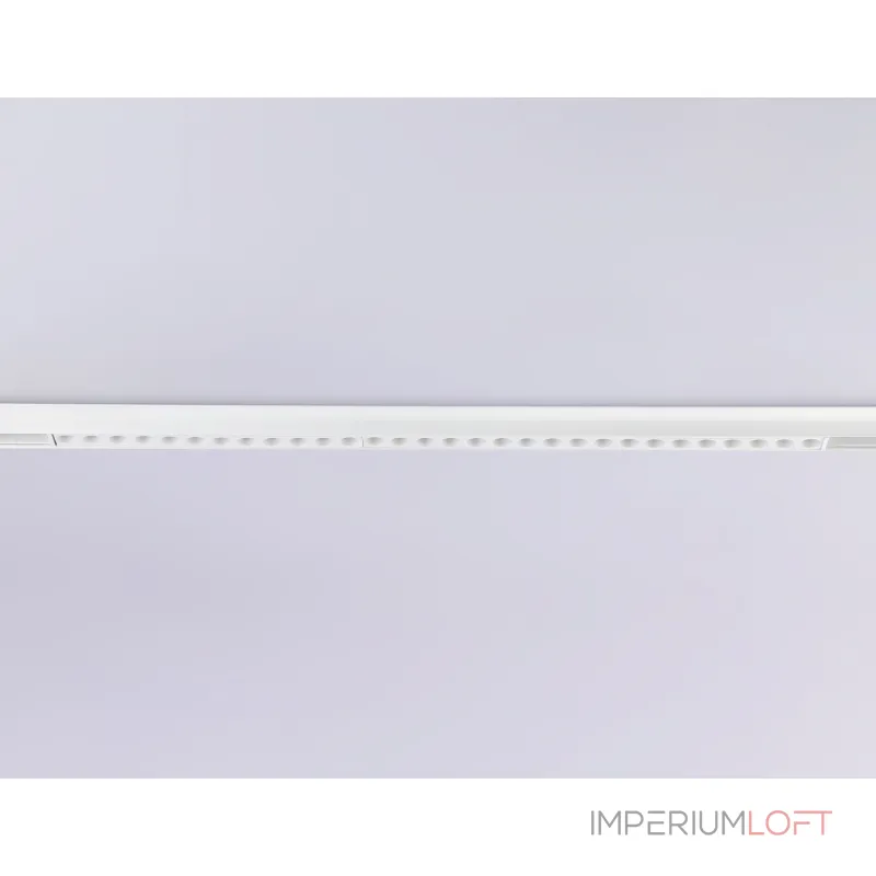 Светильник светодиодный трековый для шинопровода Magnetic GL4031 WH белый IP20 30W 4200K 48V 24° 550*22*45 от NovaLamp