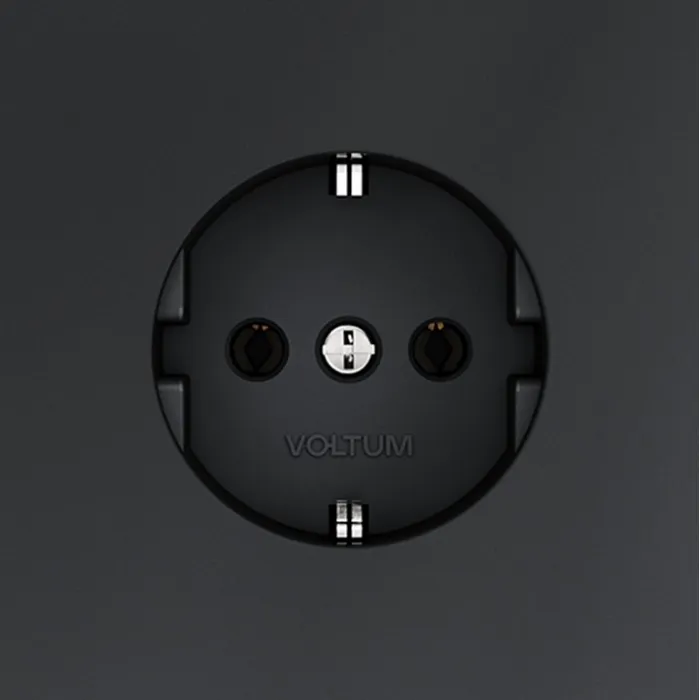 Розетка с заземлением без рамки Voltum S70 VLS040107 от ImperiumLoft