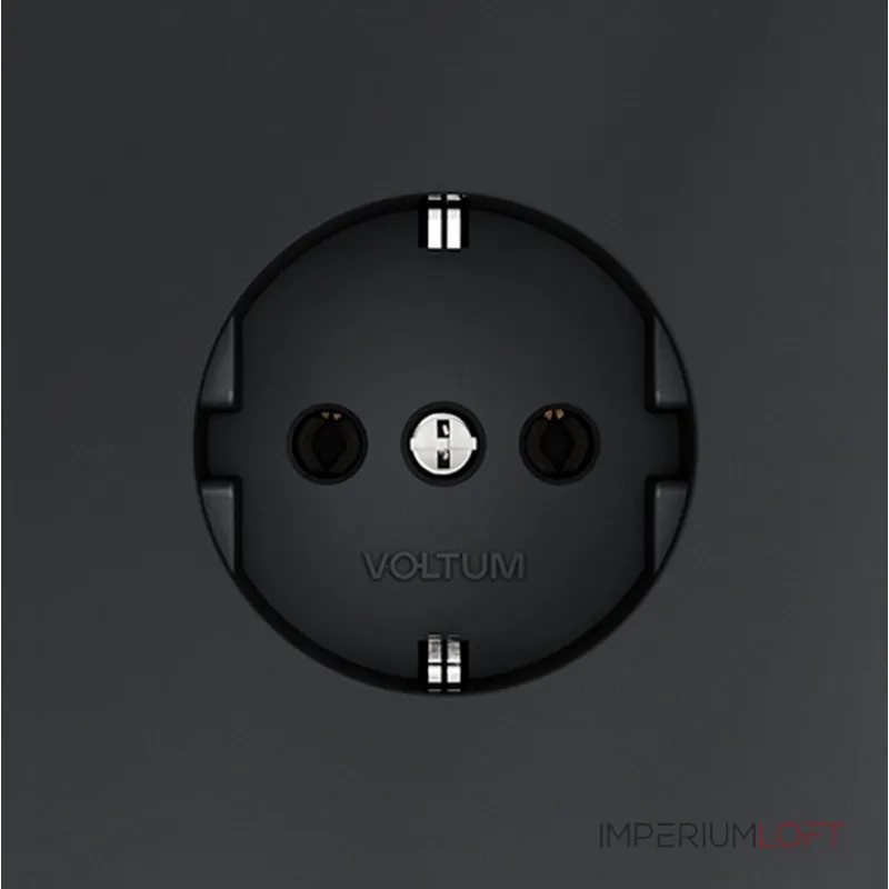 Розетка с заземлением без рамки Voltum S70 VLS040107 от ImperiumLoft Розетка с заземлением без рамки Voltum S70 VLS040107 от ImperiumLoft