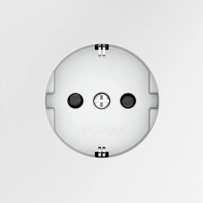 Розетка с заземлением и со шторкой без рамки Voltum S70 VLS040202 от ImperiumLoft