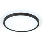 Потолочный светодиодный светильник FZ3055 BK черный IP44 33W+10W 6400+6400К D375*40 (Без ПДУ) от NovaLamp