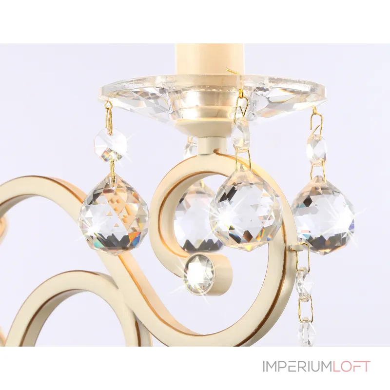 Настенный светильник с абажуром TR4562 BG/GD бежевый/золото E14 max 40W 385*130*250 от NovaLamp