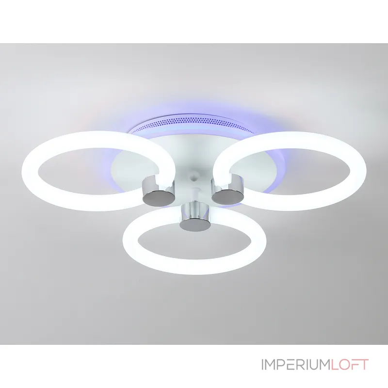 Светильник светодиодный потолочный FA3838/3 WH белый 42W 3000K-6400K+RGB D458*80 (ПДУ РАДИО 2.4G) от NovaLamp