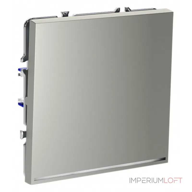 Выключатель проходной одноклавишный с подсветкой без рамки Voltum S70 VLS010405 от ImperiumLoft