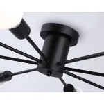 Потолочный светильник в стиле лофт TR80411/8 BK черный E27/8 max 60W D950*150 от NovaLamp