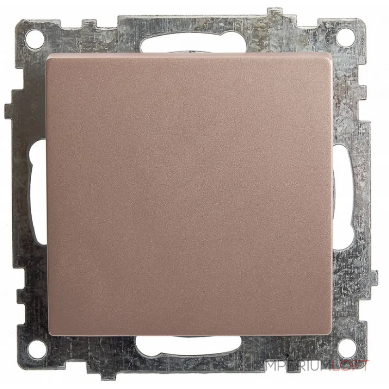 Выключатель одноклавишный без рамки Stekker Катрин 39589 Выключатель одноклавишный без рамки Stekker Катрин 39589