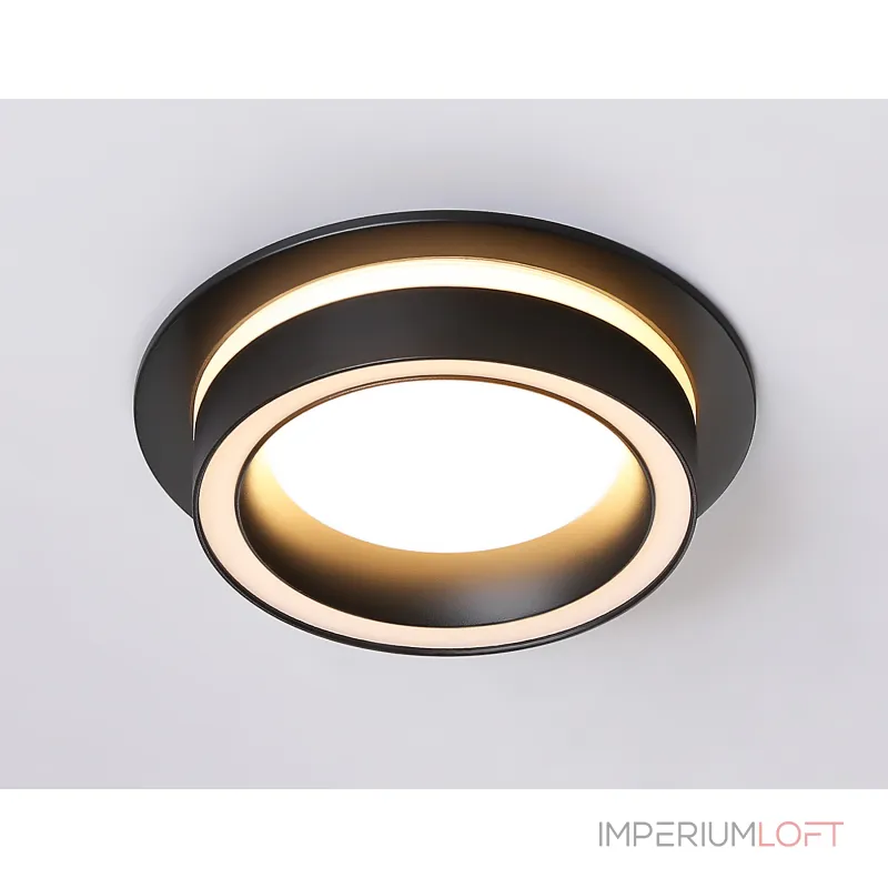 Светильник встраиваемый TN5241 BK черный GX53 D110*42 от NovaLamp