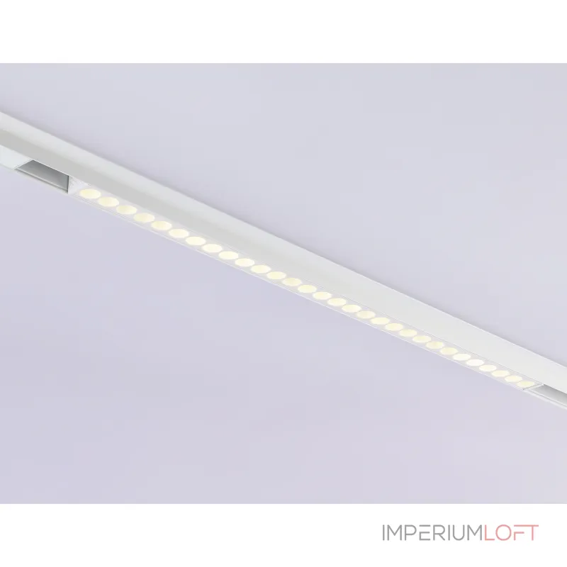 Светильник светодиодный трековый для шинопровода Magnetic GL4031 WH белый IP20 30W 4200K 48V 24° 550*22*45 от NovaLamp
