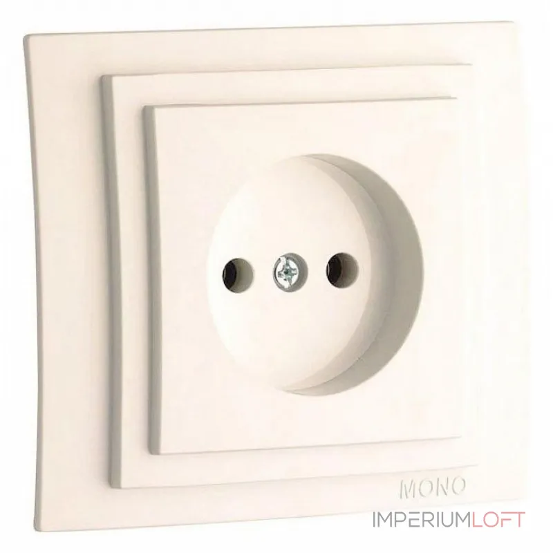 Розетка без заземления Mono Electric Larissa 103-010122-116