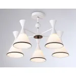 Подвесной светильник TR3165/5 WH/BK белый/черный E27/5 max 60W D580*380 от NovaLamp