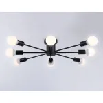 Потолочный светильник в стиле лофт TR80411/8 BK черный E27/8 max 60W D950*150 от NovaLamp