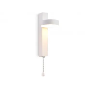 Настенный светодиодный светильник с выключателем FW160 WH белый LED 3000K 6W 265*95*135 от NovaLamp