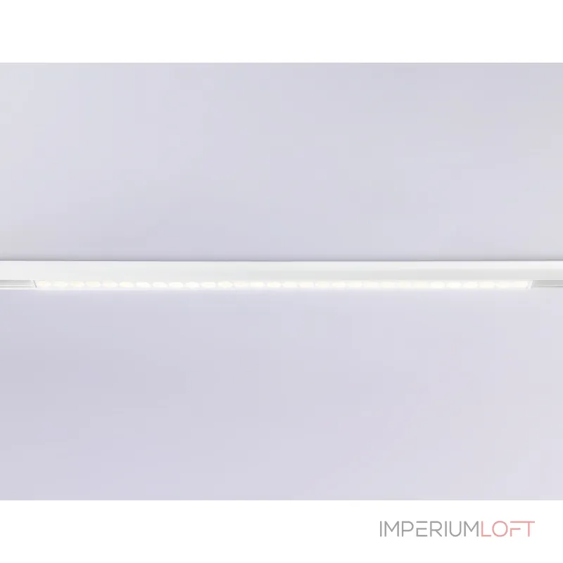 Светильник светодиодный трековый для шинопровода Magnetic GL4031 WH белый IP20 30W 4200K 48V 24° 550*22*45 от NovaLamp