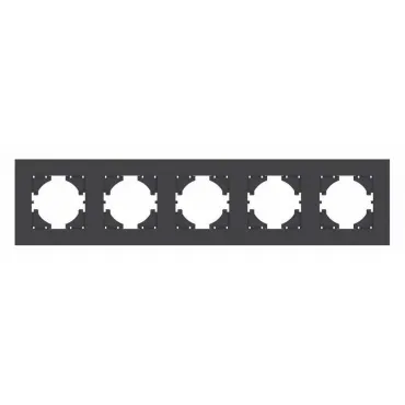Рамка на 5 постов Gusi Electric CITY С1115-010
