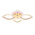 Потолочный светодиодный светильник с пультом FA5149 GD золото 77W 680*630*90 (ПДУ РАДИО 2.4) от NovaLamp Потолочный светодиодный светильник с пультом FA5149 GD золото 77W 680*630*90 (ПДУ РАДИО 2.4) от NovaLamp