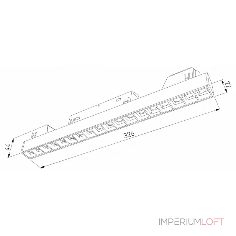 Встраиваемый светильник Elektrostandard Slim Magnetic a067377