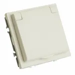 Розетка без заземления и со шторкой без рамки с крышкой Stekker RST16-5113-01 49878